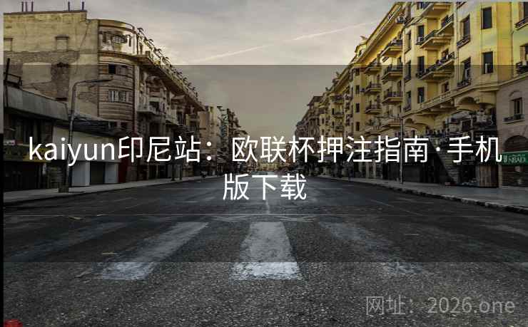 kaiyun印尼站：欧联杯押注指南·手机版下载  第1张