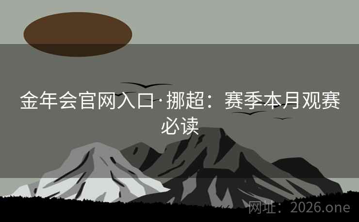 金年会官网入口·挪超：赛季本月观赛必读  第2张