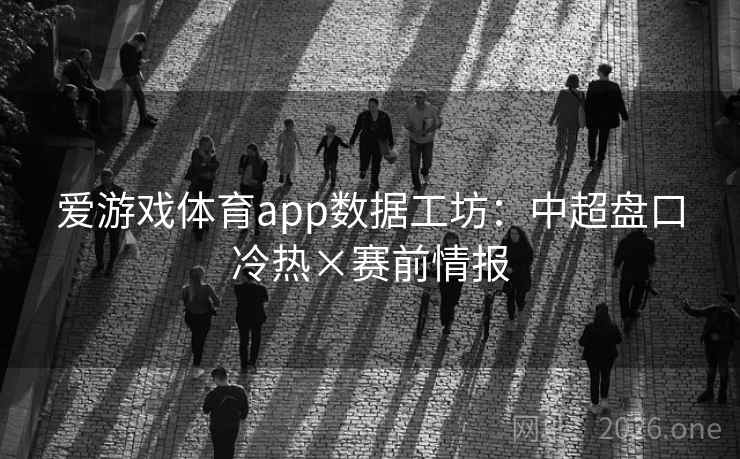 爱游戏体育app数据工坊：中超盘口冷热×赛前情报  第2张