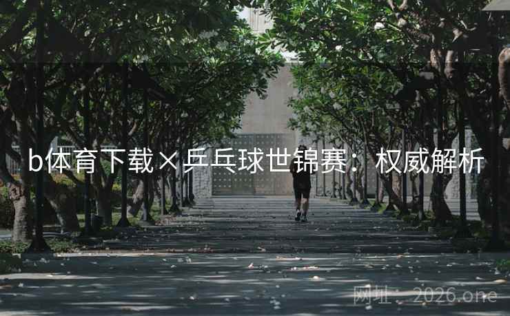 b体育下载×乒乓球世锦赛：权威解析  第2张