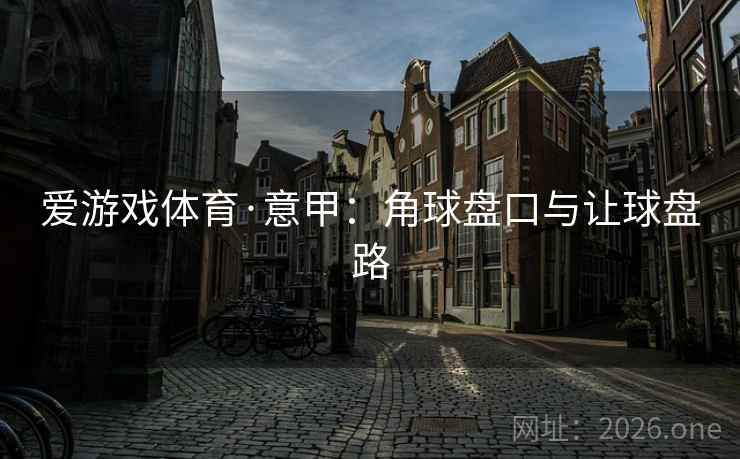 爱游戏体育·意甲：角球盘口与让球盘路  第2张